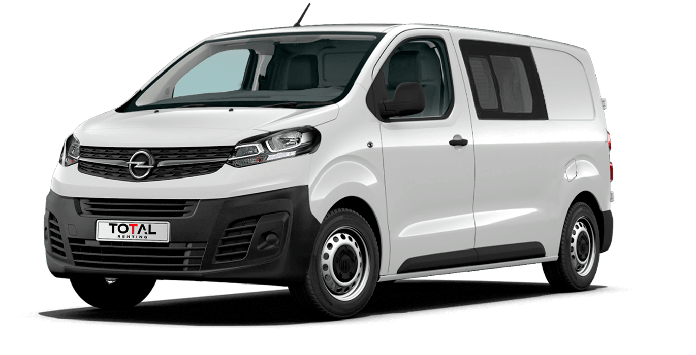 Opel Vivaro Doble Cabina 6 plazas Talla M 120cv sin fondo principal | Total Renting
