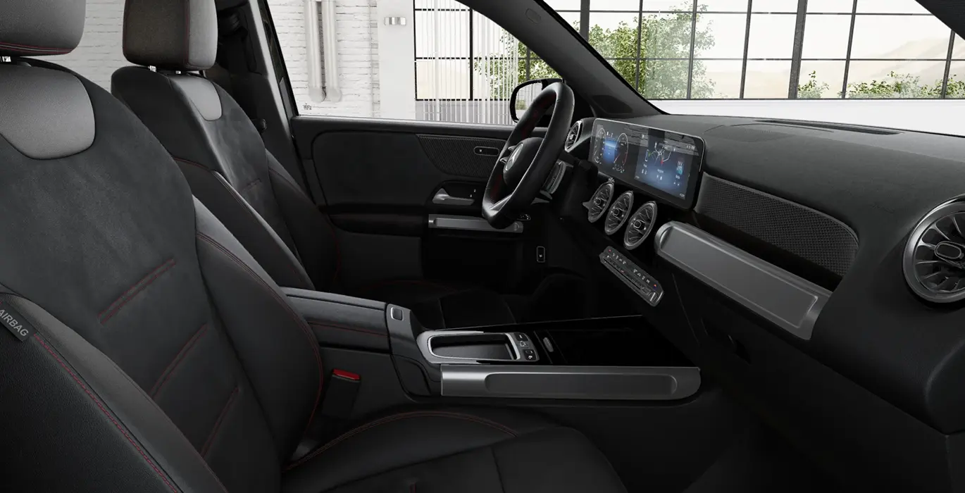 Mercedes Benz GLB 200d interior delantera ‎II | Total Renting