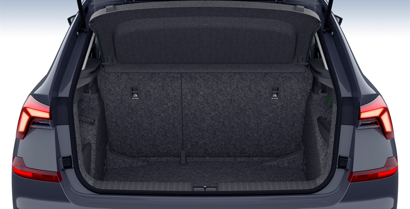SKODA Kamiq 1.0 TSI DSG Selection 4 SKODA Kamiq 1.0 TSI DSG Selection maletero | Total Renting