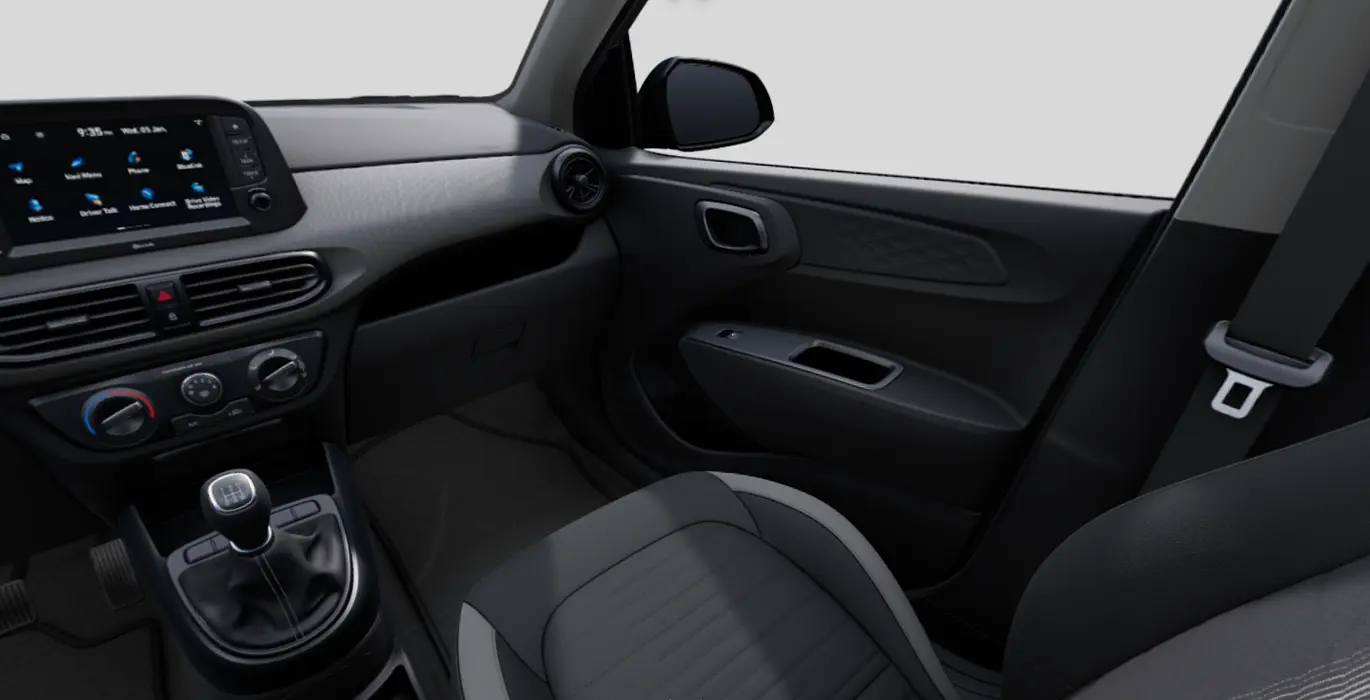 Hyundai I10 1.0 MPI Klass 63cv interior delantera II | Total Renting