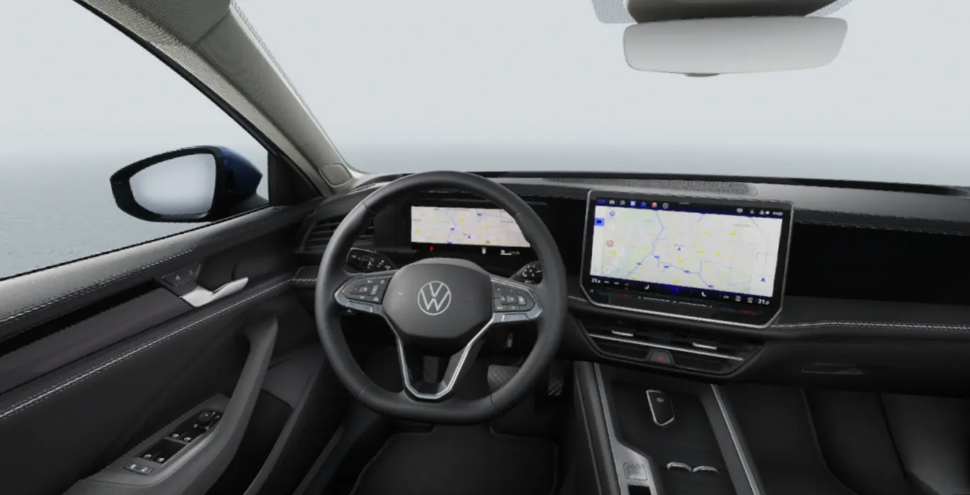 VOLKSWAGEN Passat Business 2.0 TDI 90kW DSG interior delantera 2 | Total Renting