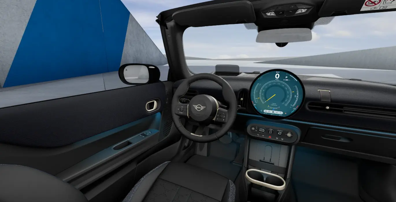 MINI Cooper C Cabrio Classic interior delantera 2 | Total Renting