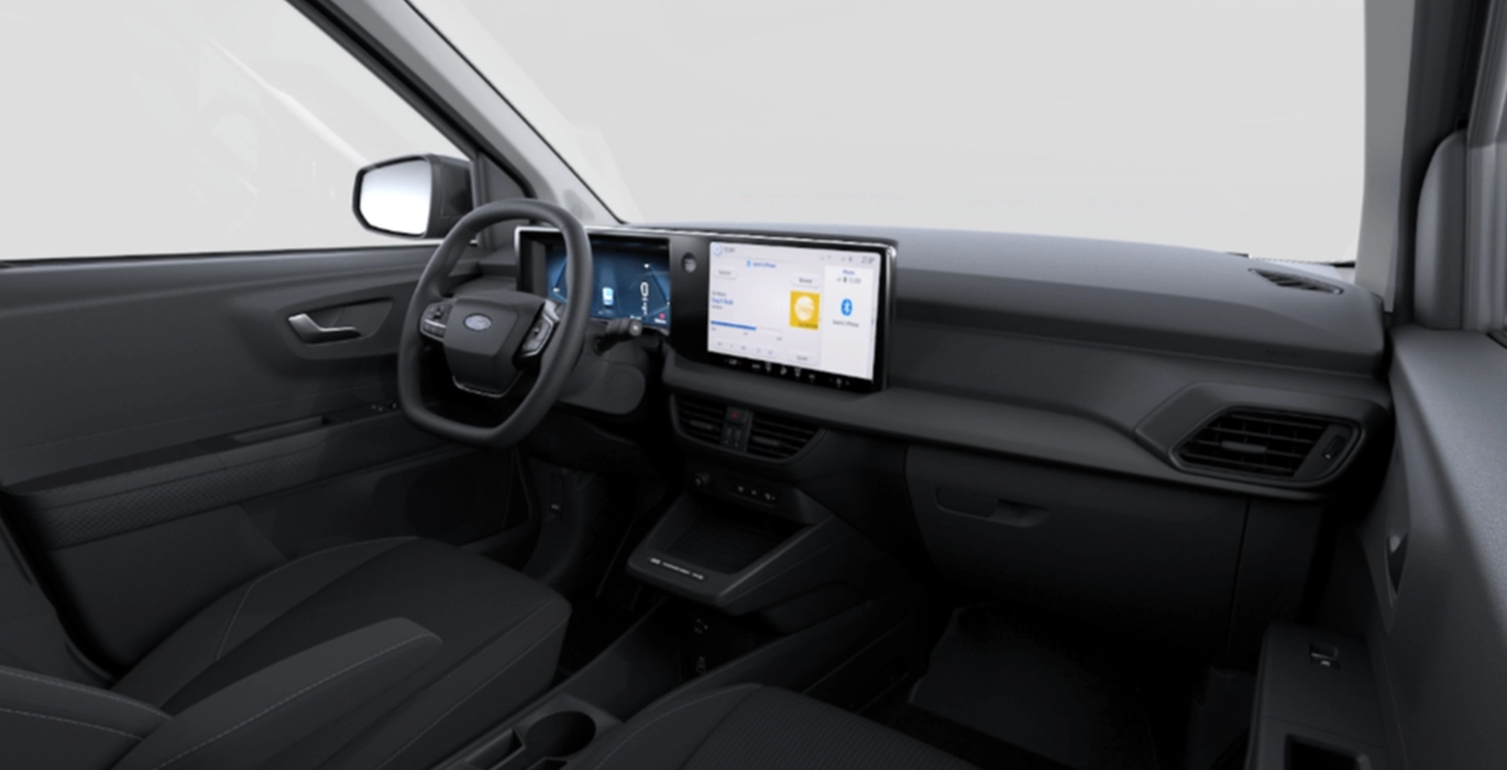 FORD Transit Courier Van Trend BEV 136cv Automatica interior delantera II 1 | Total Renting