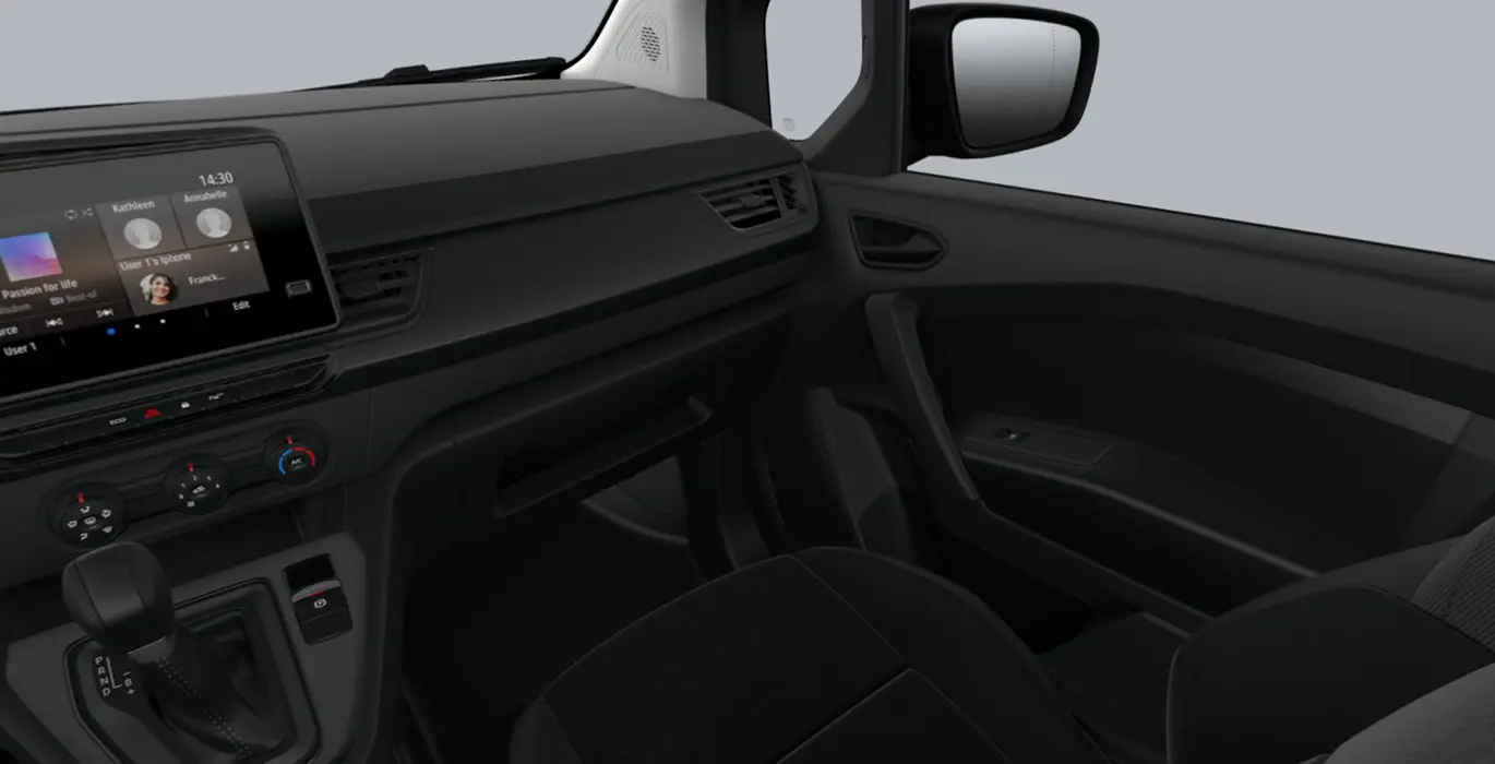 Renault Kangoo Furgon e Tech L1 Start ev45 interior delantera II 1 | Total Renting