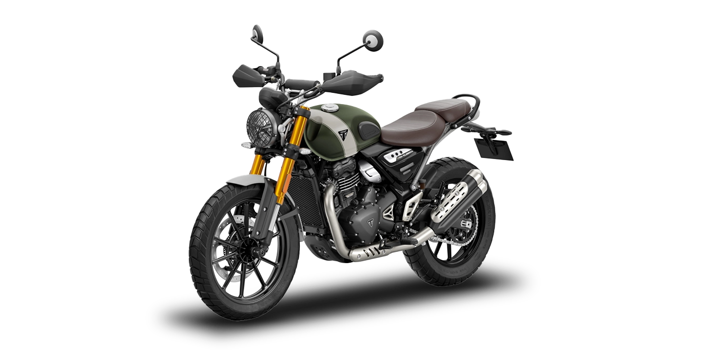 Triumph SCRAMBLER 400 X sin fondo principal 2 | Total Renting