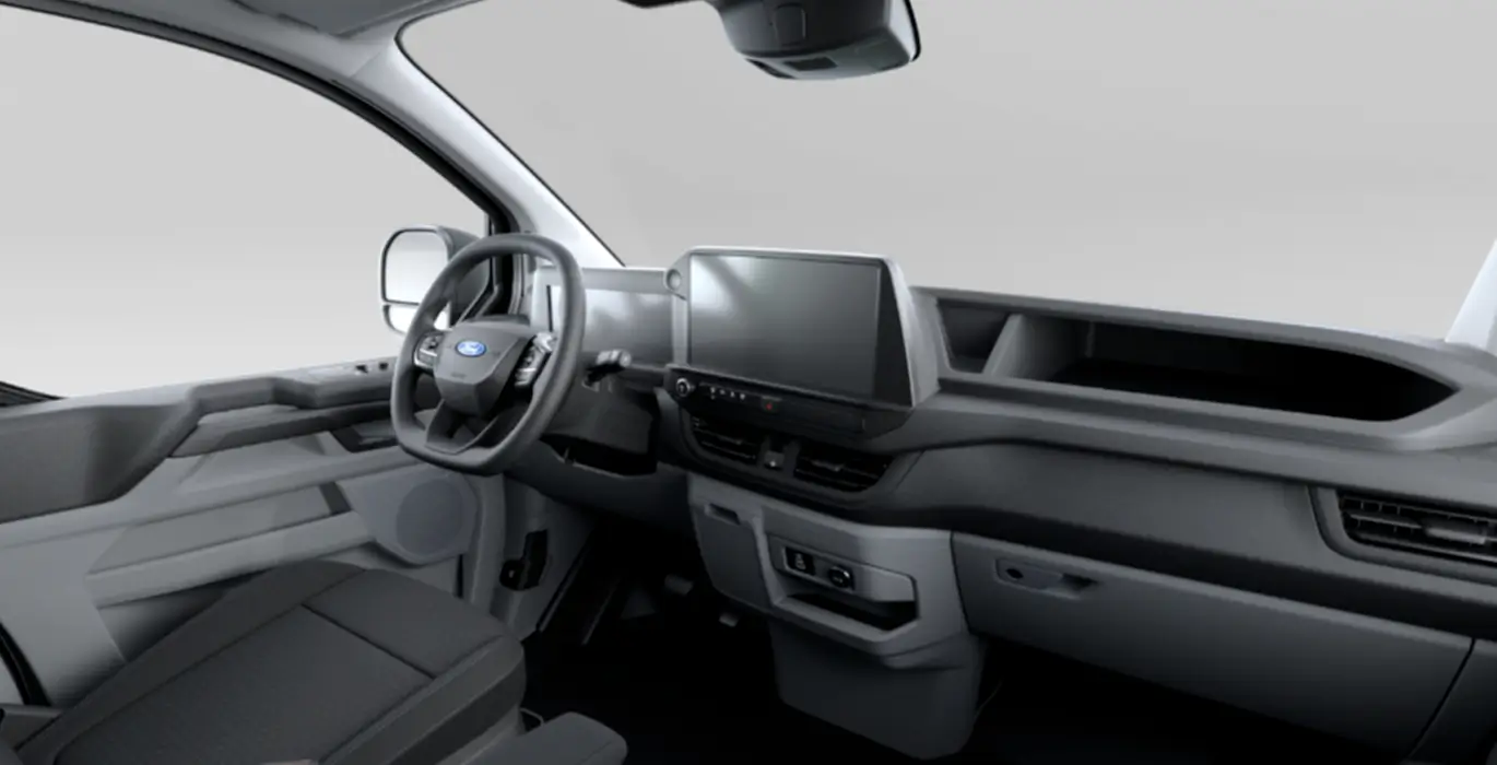 FORD Transit Custom Van 340 L1 Trend BEV II 4 FORD Transit Custom Van 340 L1 Trend BEV interior delantera 3 | Total Renting