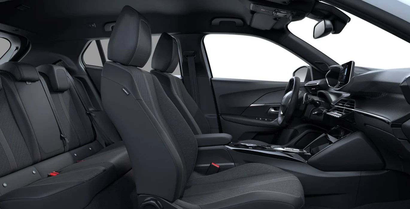 PEUGEOT 2008 Allure Hybrid 145 eDCS6 6 PEUGEOT 2008 Allure Hybrid 145 eDCS6 interior trasera | Total Renting