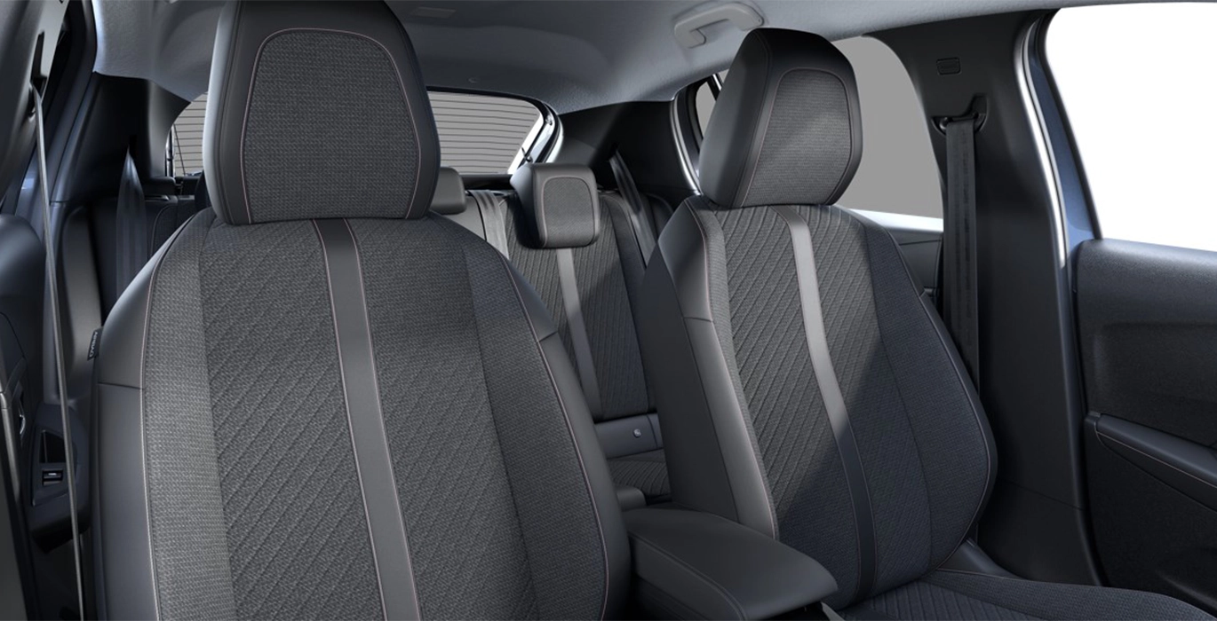 Peugeot 208 Allure Puretech 100 interior trasera | Total Renting