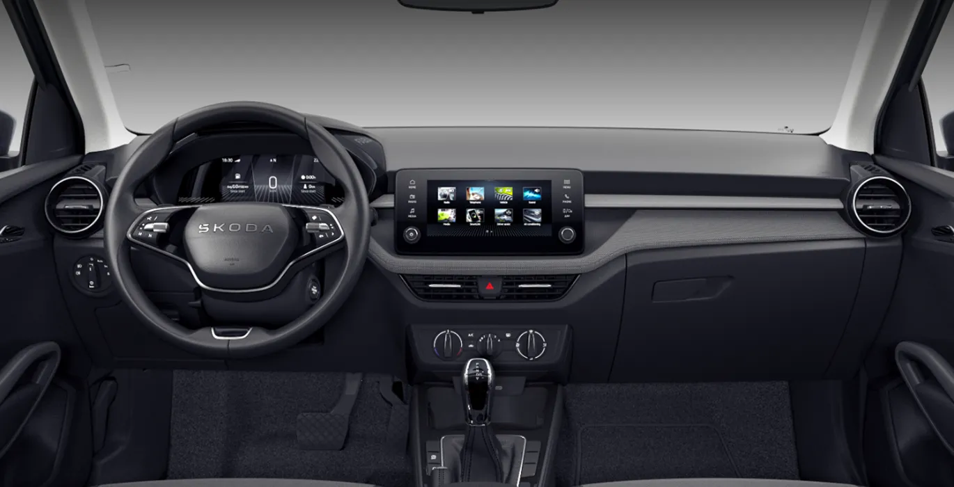 Skoda Fabia 1.0 TSI DSG Selection interior delantera | Total Renting