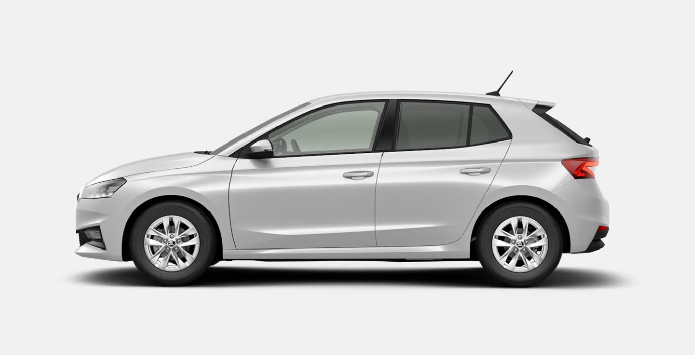 Skoda Fabia Selection 1.0 MPI 59kW 80CV blanco lateral 2 | Total Renting