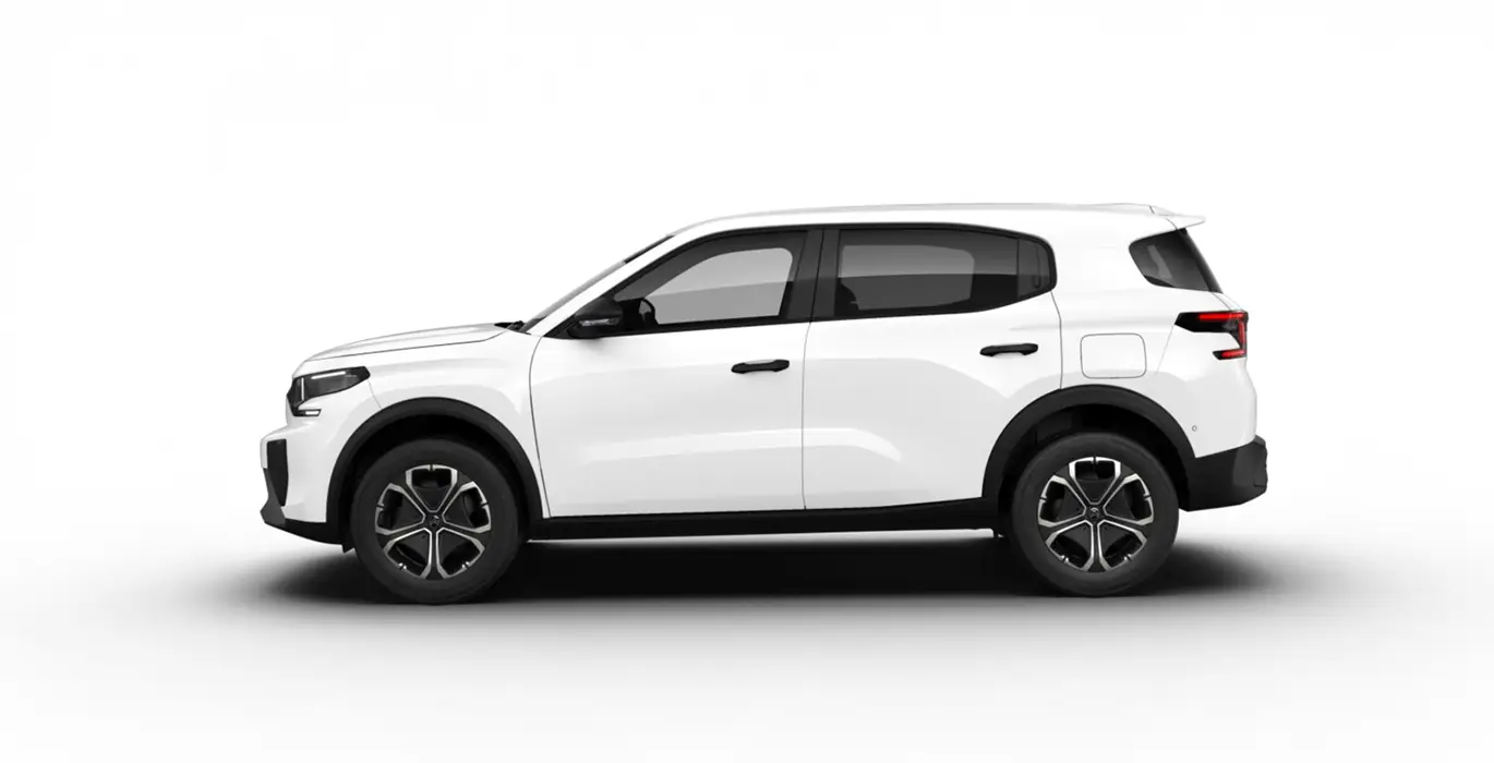 Citroen C3 Aircross Turbo You Pack Plus blanco lateral | Total Renting
