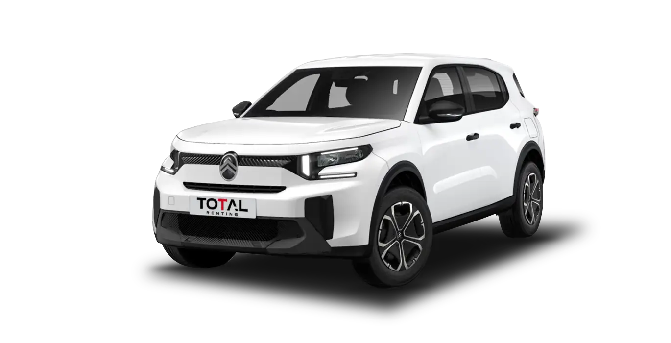 Citroen C3 Aircross Turbo You Pack Plus blanco sin fondo principal | Total Renting