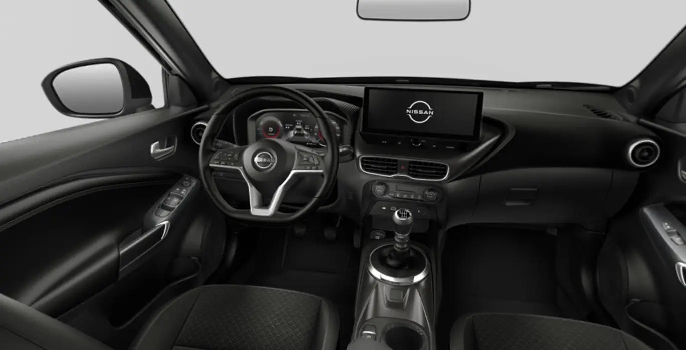 Nissan Juke 1.0 DIG T 114CV N Connecta interior delantera | Total Renting