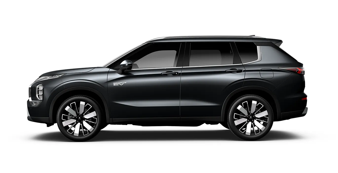 Mitsubishi Outlander PHEV Kaiteki 4WD 306CV lateral negro | Total Renting