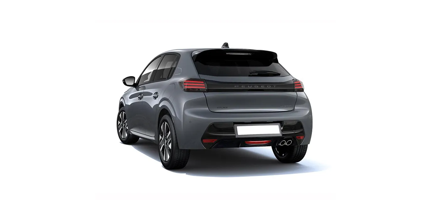 Peugeot 208 Hybrid 145 eDCS6 trasera | Total Renting