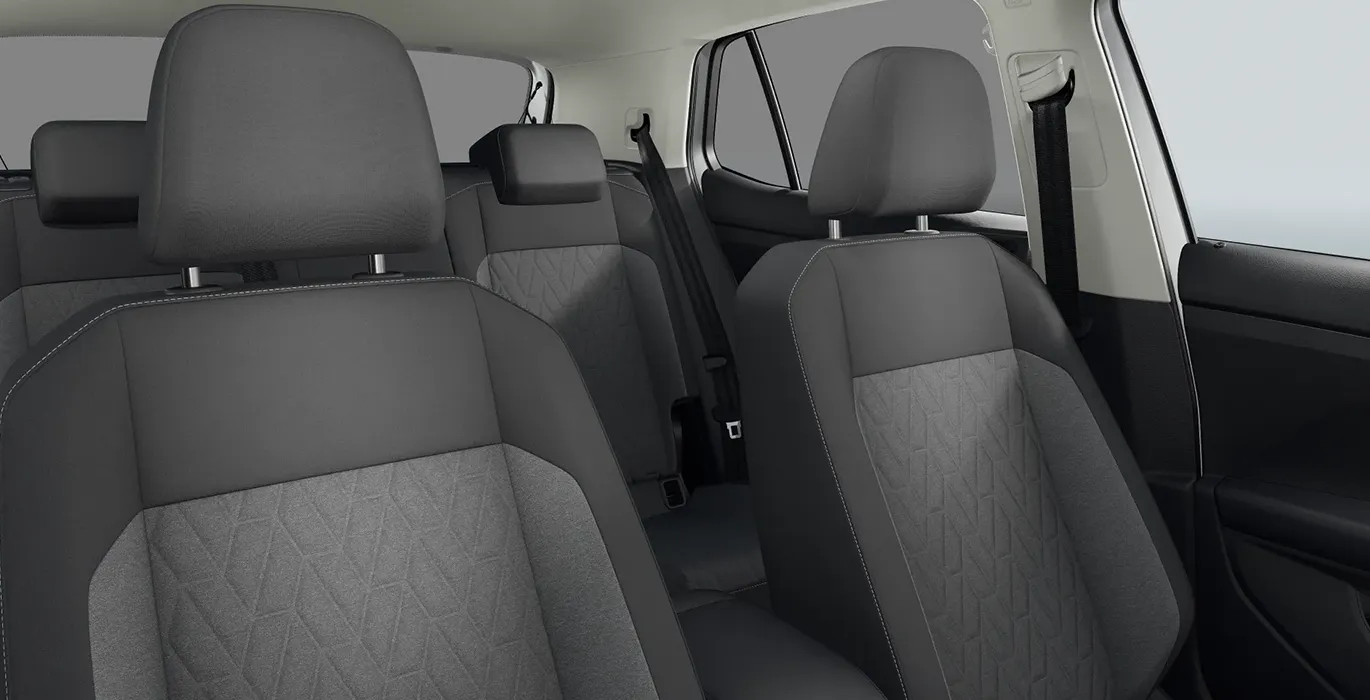 Volkswagen T-CROSS Más 1.0 TSI 85kW (116CV) DSG 6 Volkswage T CROSS Mas 1.0 TSI 85kW 116CV DSG interior trasera | Total Renting