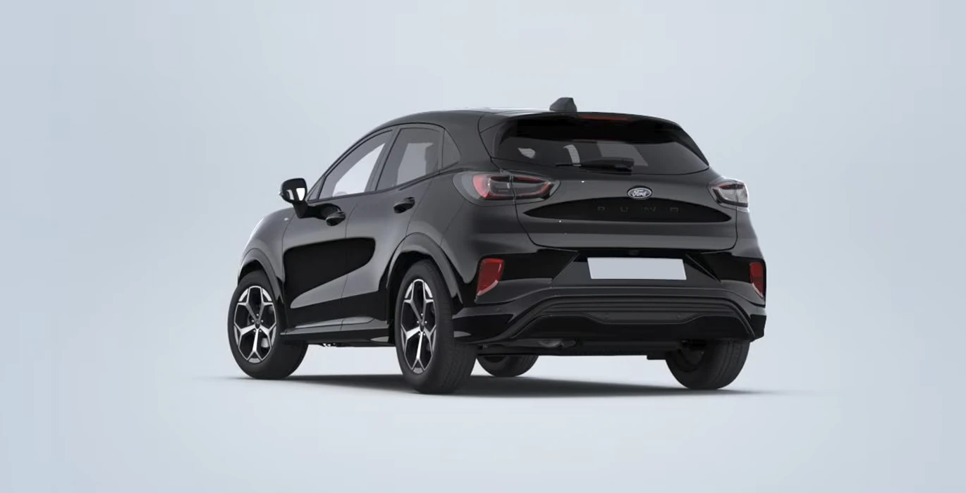 FORD Puma 1.0 EcoBoost MHEV ST Line 125 trasera negro | Total Renting