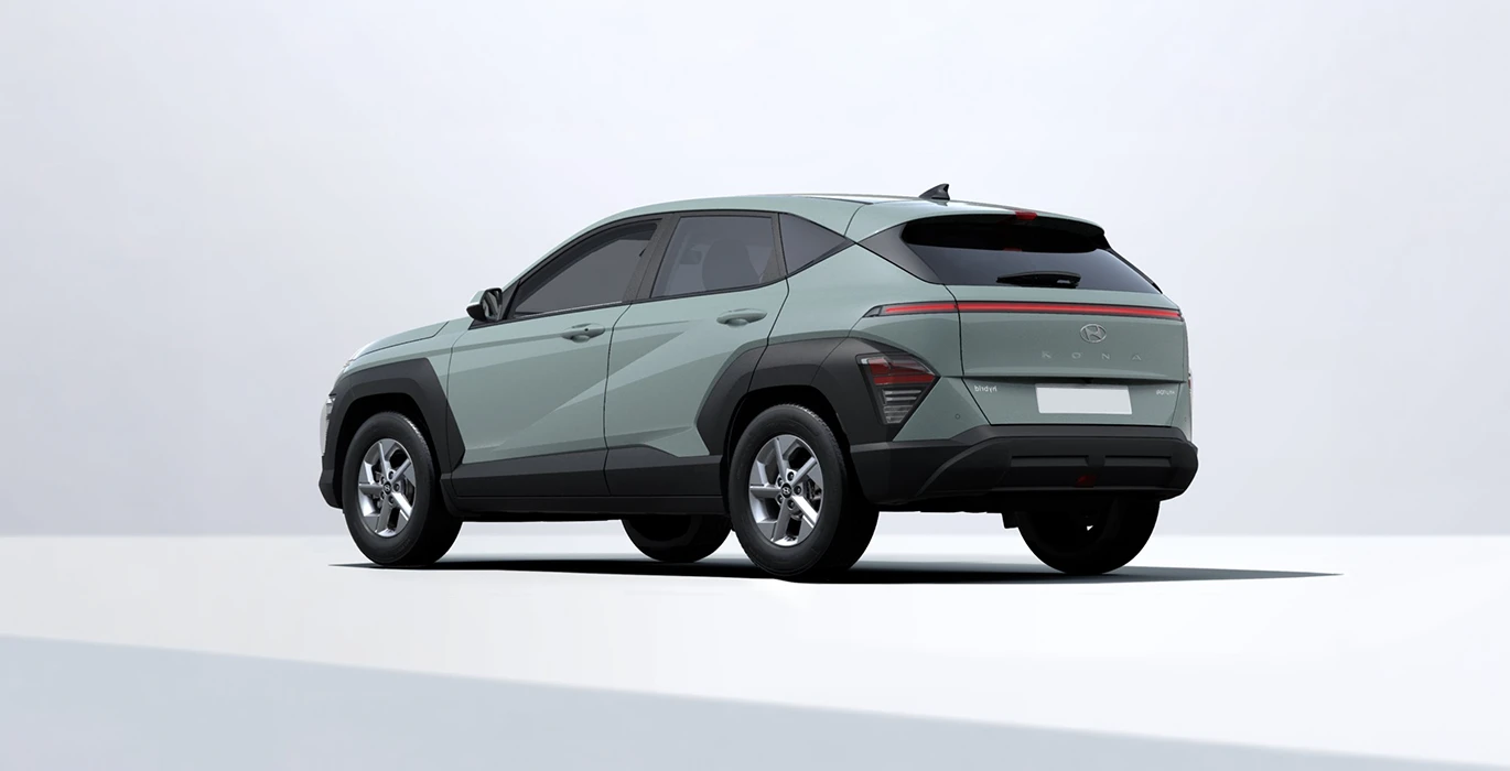 Hyundai Kona HEV 1.6GDI 138CV DT Maxx GA 2 Hyundai Kona HEV 1.6 GDI Maxx DT 138CV trasera verde | Total Renting