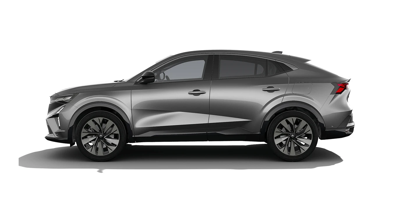 RENAULT RAFALE TECHNO E TECH FULL HYBRID 200CV gris lateral | Total Renting