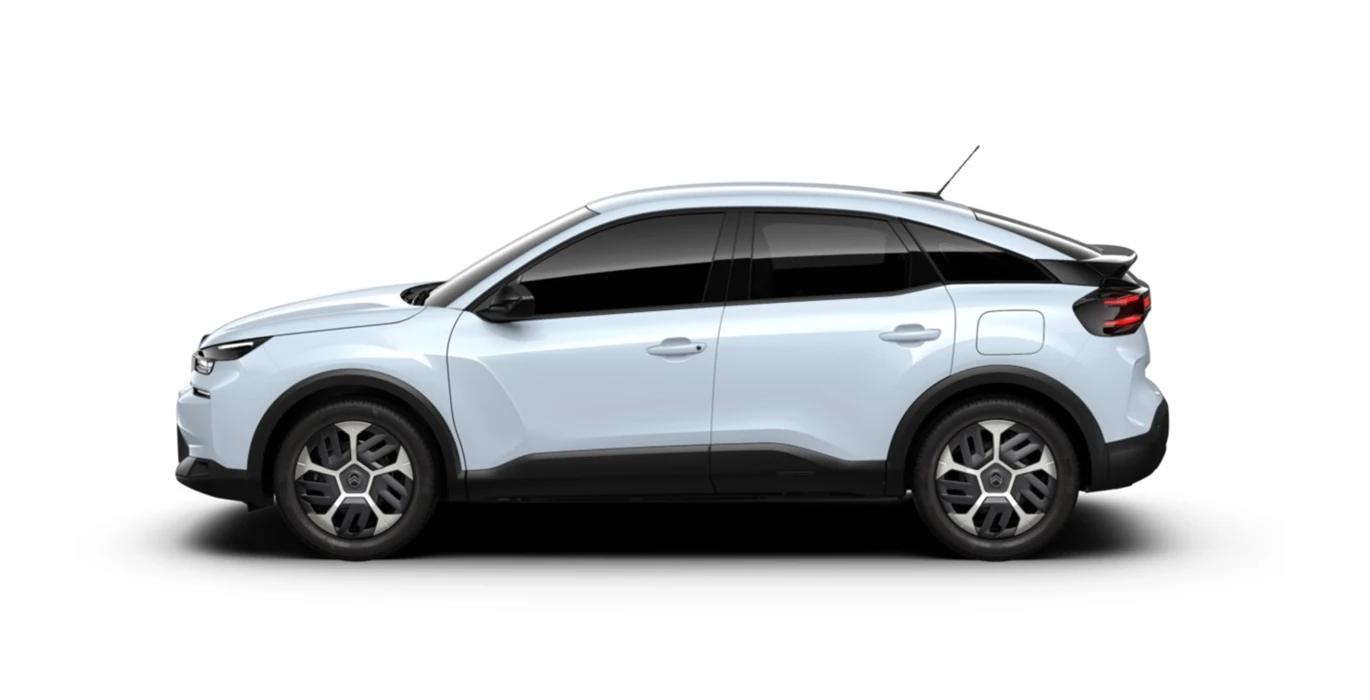 CITROEN C4 HYBRID 145 e DCS6 PLUS AUTOMATICO lateral blanco | Total Renting