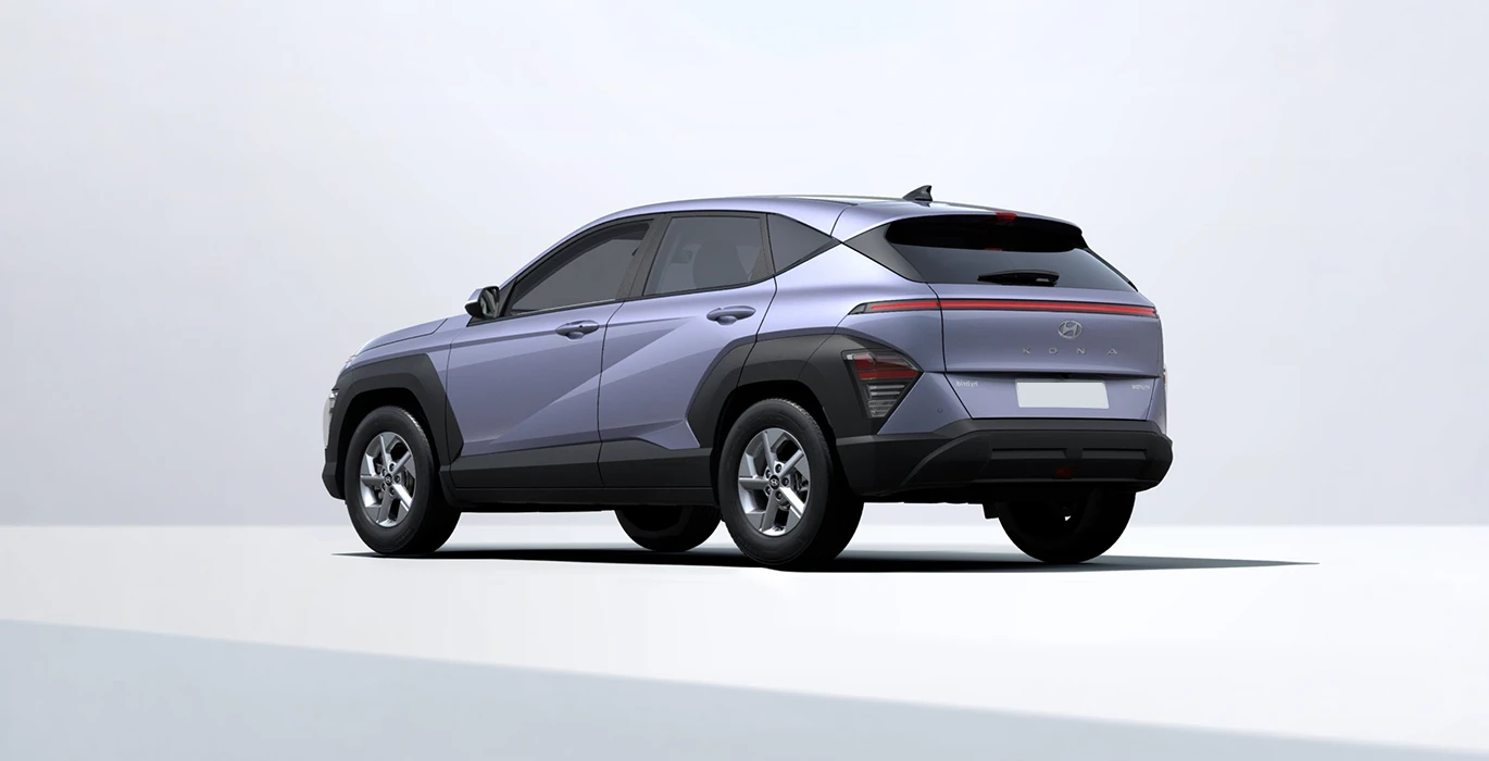 Hyundai Kona HEV 1.6GDI 138CV DT Maxx 2 Hyundai Kona HEV 1.6GDI 138CV DT Maxx trasera azul | Total Renting