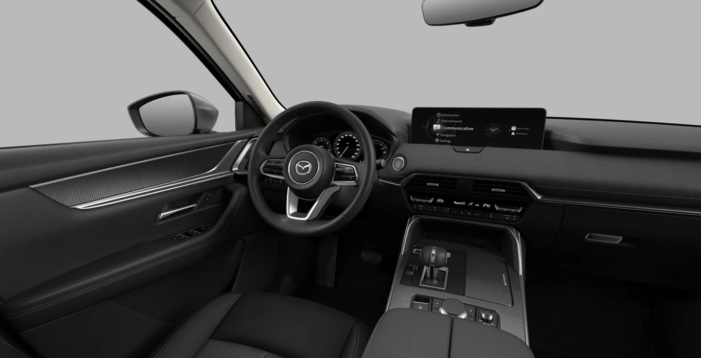 MAZDA CX-60 e-Skyactiv D MHEV 8AT RWD Exclusive-Line 4 MAZDA CX 60 e Skyactiv D MHEV 8AT RWD Exclusive Line interior delantera | Total Renting