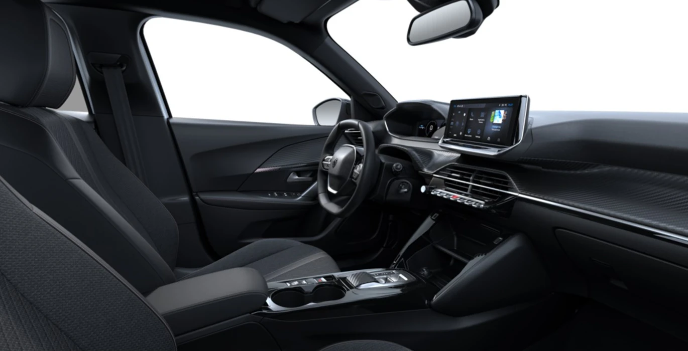 PEUGEOT 2008 ALLURE HYBRID 110 EDCS6 AUTOMATICO interior delantera II | Total Renting