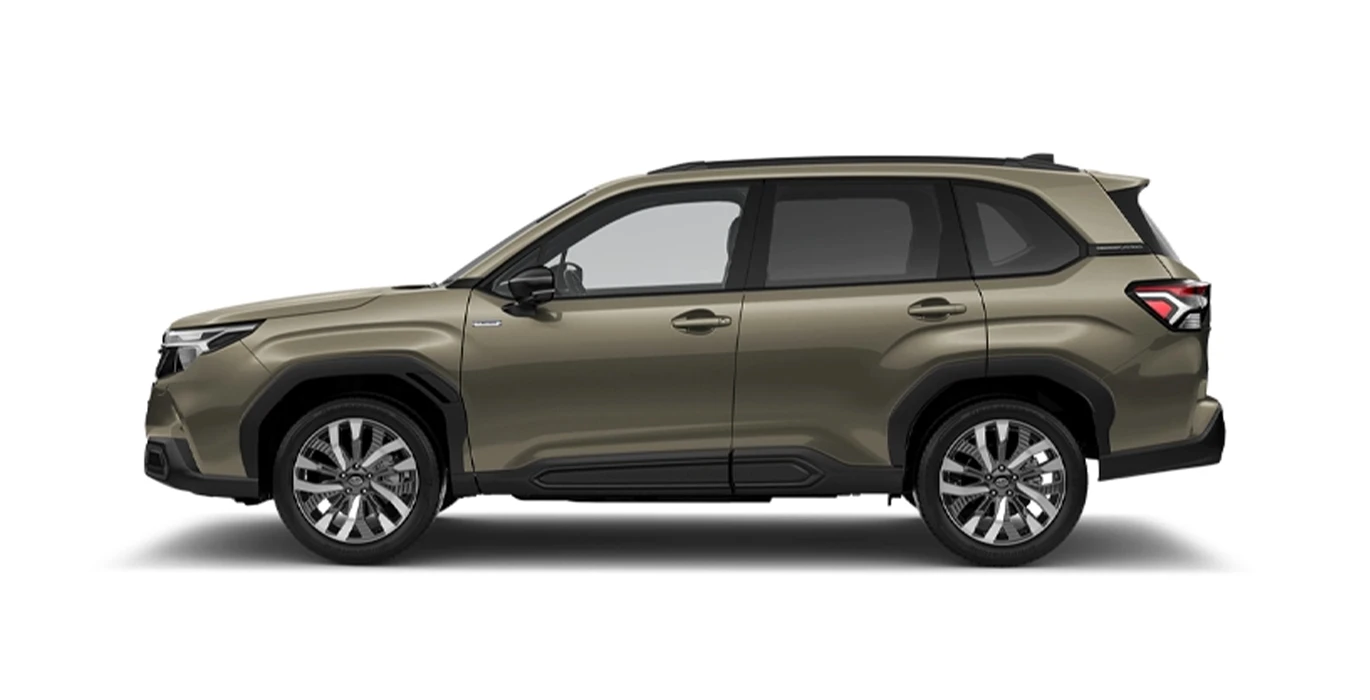 Subaru Forester 2.0i Hybrid Field CVT 4 Subaru Forester 2.0i Hybrid Field CVT lateral verde | Total Renting