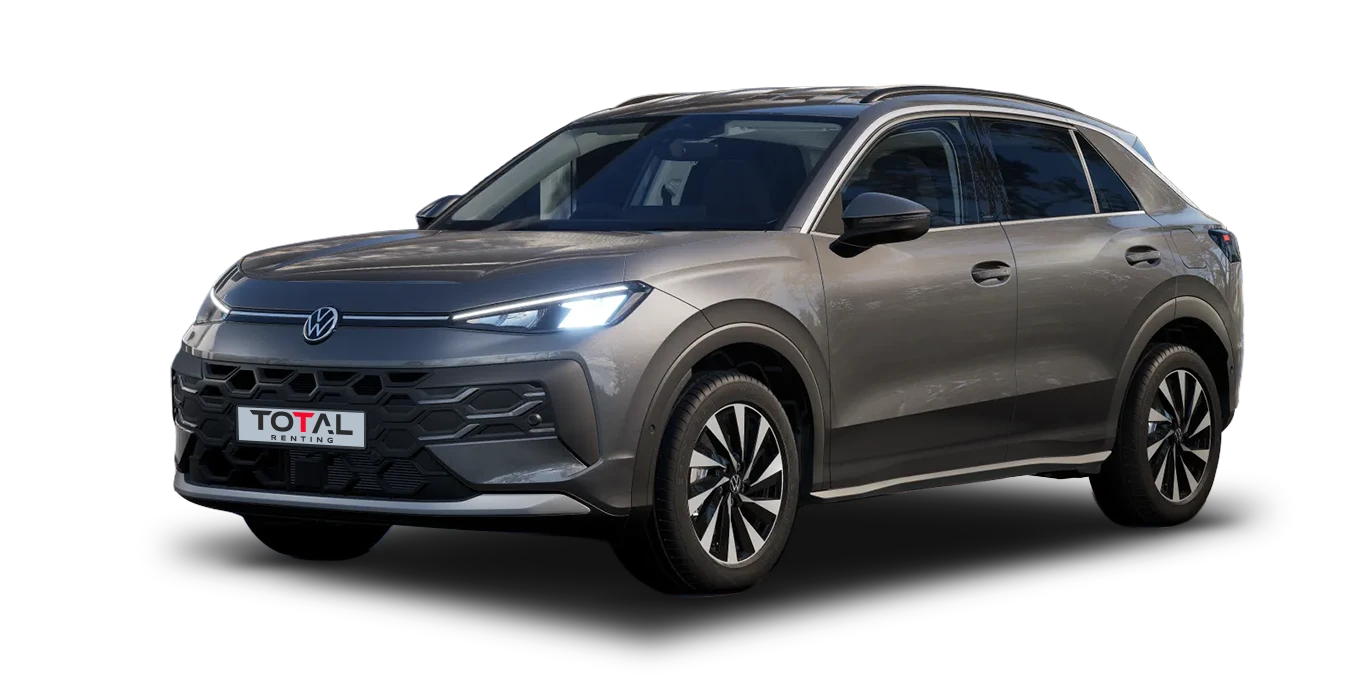 VOLKSWAGEN T-ROC Match 1.5 eTSI 150CV DSG 1 VOLKSWAGEN T ROC Match 1.5 eTSI 150CV DSG sin fondo principal gris | Total Renting