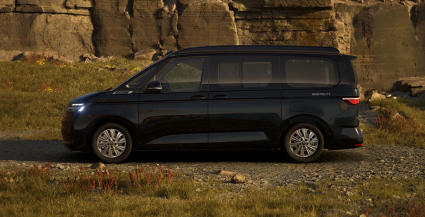 Volkswagen California Beach Tour 2.0 TDI 110kW 150CV DSG lateral | Total Renting