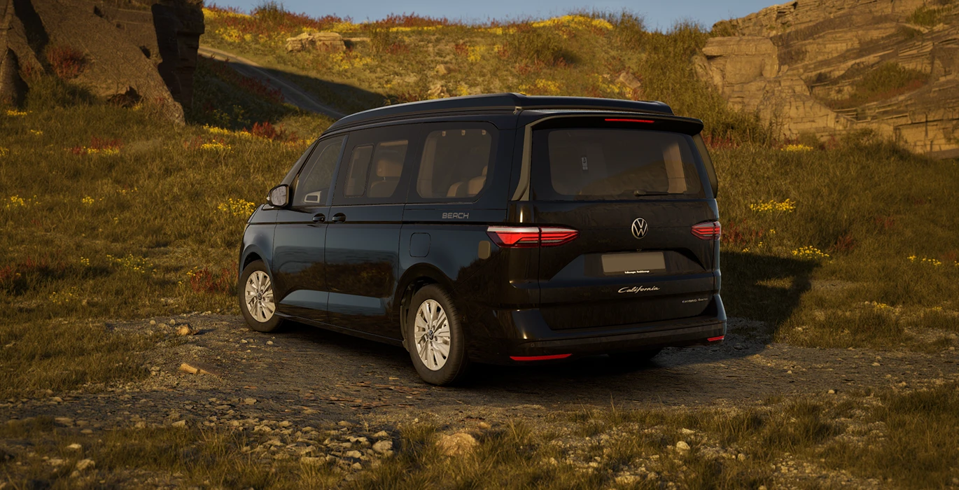 Volkswagen California Beach Tour 2.0 TDI 110kW 150CV DSG trasera | Total Renting