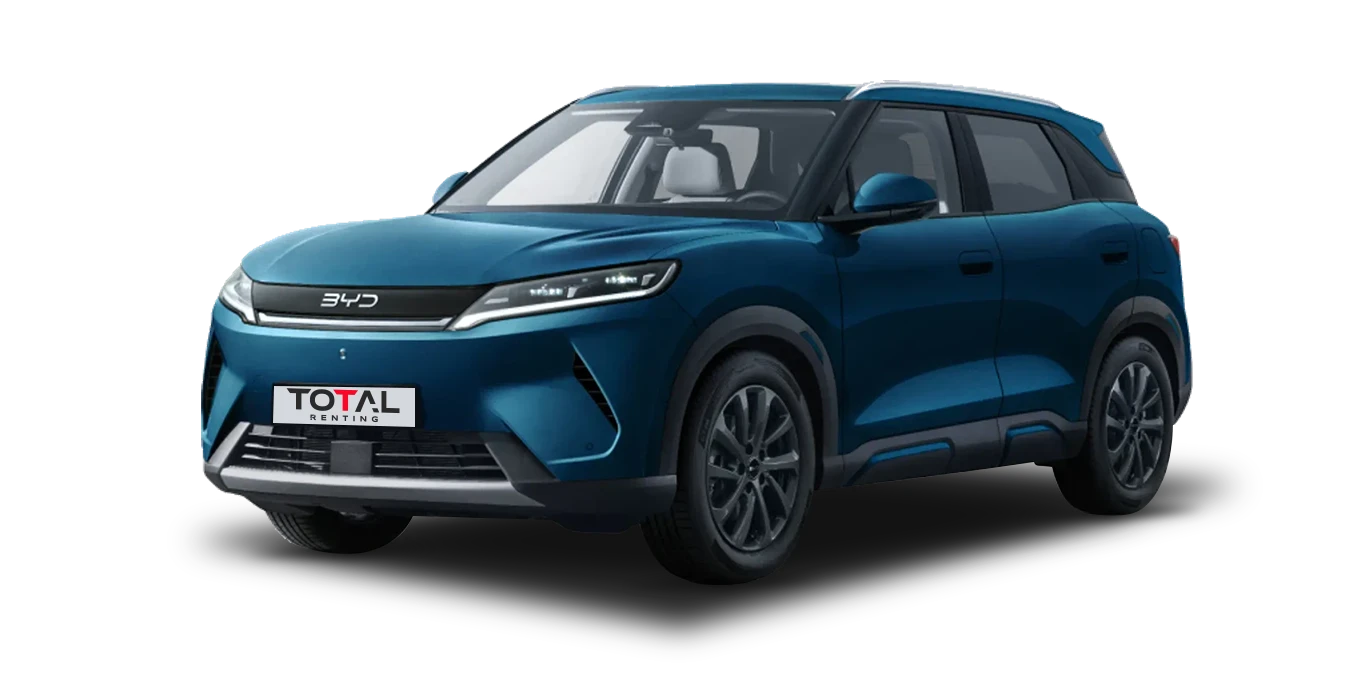 BYD ATTO 2 DM-i Boost 1 BYD ATTO 2 DM i Active sin fondo principal azul | Total Renting