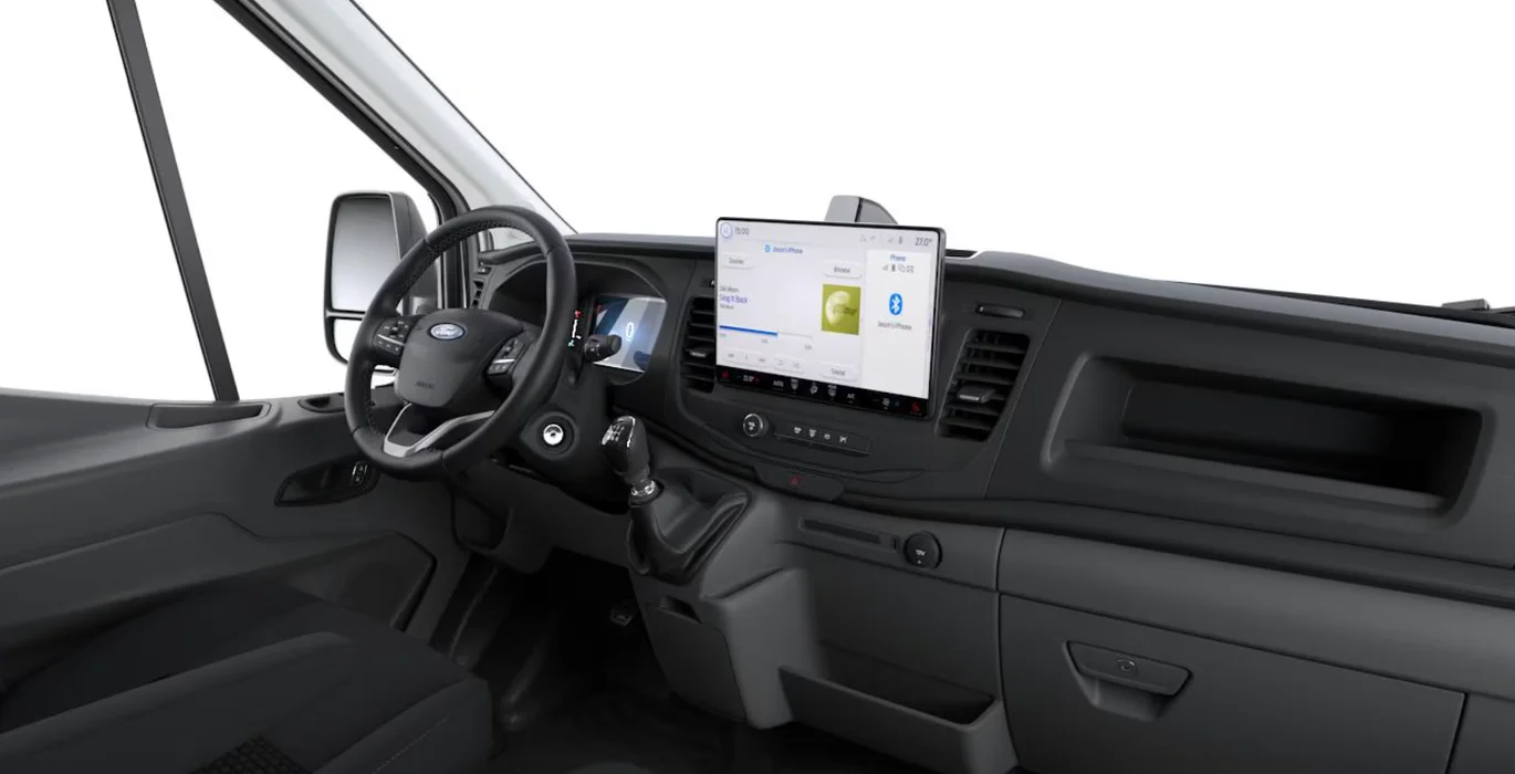 Ford Transit 350 L3 Trend N1 EcoBlue 96kW FWD interior delantera | Total Renting