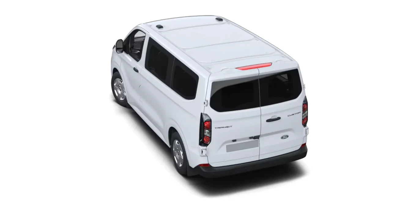 Ford Transit Custom Kombi 2.0 EcoBlue 100kW 320 L1 Trend trasera blanco | Total Renting