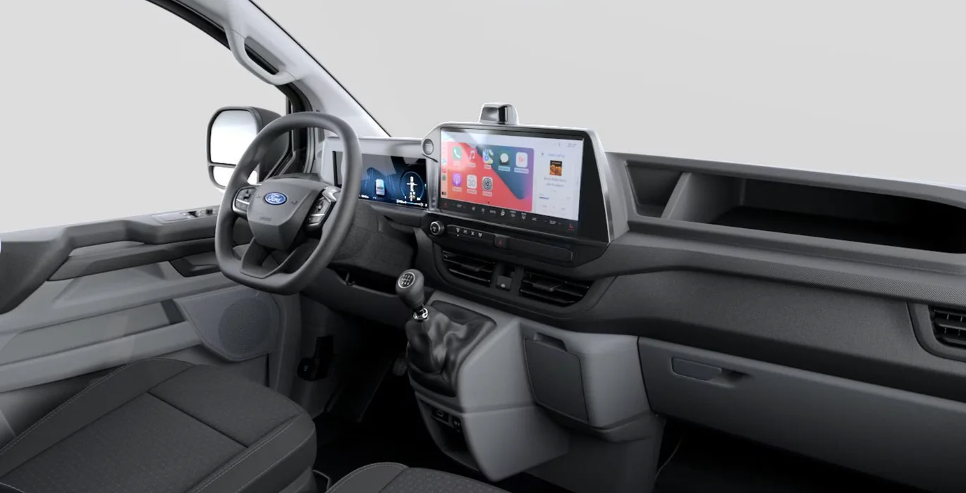 FORD TRANSIT CUSTOM Van 2.0 Ecoblue 100kW 280 L1 Trend 4 Ford Transit Custom Van 2.0 Ecoblue 100kW 280 L1 Trend interior delantera | Total Renting