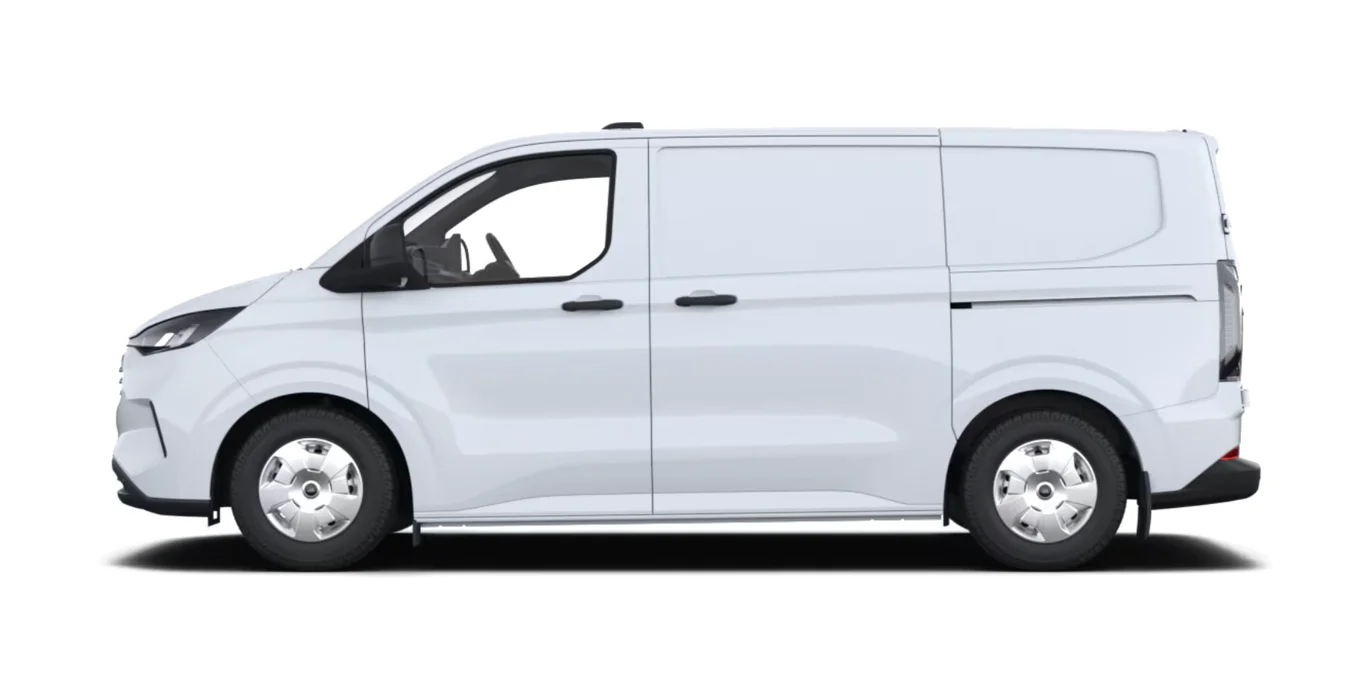 FORD TRANSIT CUSTOM Van 2.0 Ecoblue 100kW 280 L1 Trend 3 Ford Transit Custom Van 2.0 Ecoblue 100kW 280 L1 Trend lateral blanco | Total Renting