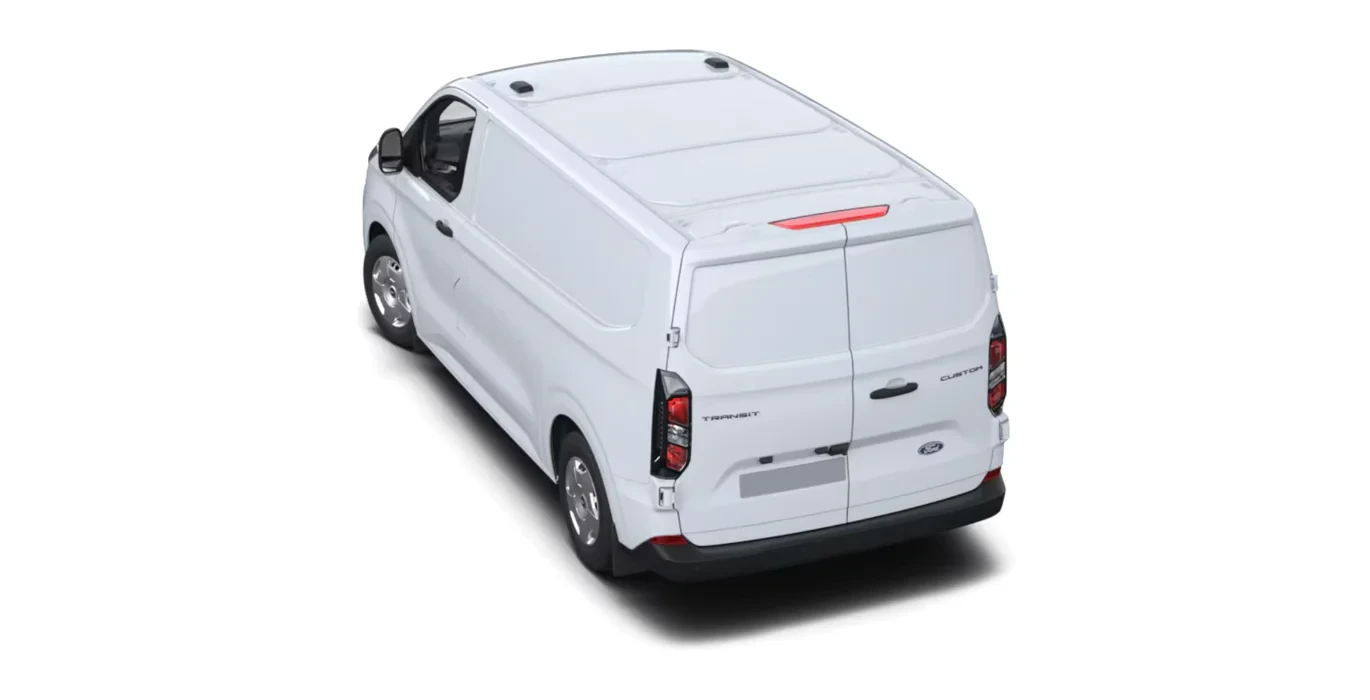 FORD TRANSIT CUSTOM Van 2.0 Ecoblue 100kW 280 L1 Trend 2 Ford Transit Custom Van 2.0 Ecoblue 100kW 280 L1 Trend trasera blanco | Total Renting