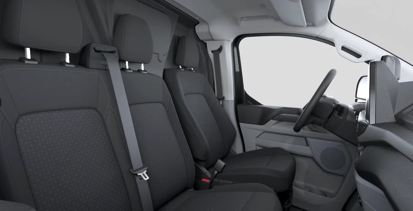 Ford Transit Custom Van 2.5 Duratec PHEV 171kW 320 L1 Trend interior trasera | Total Renting