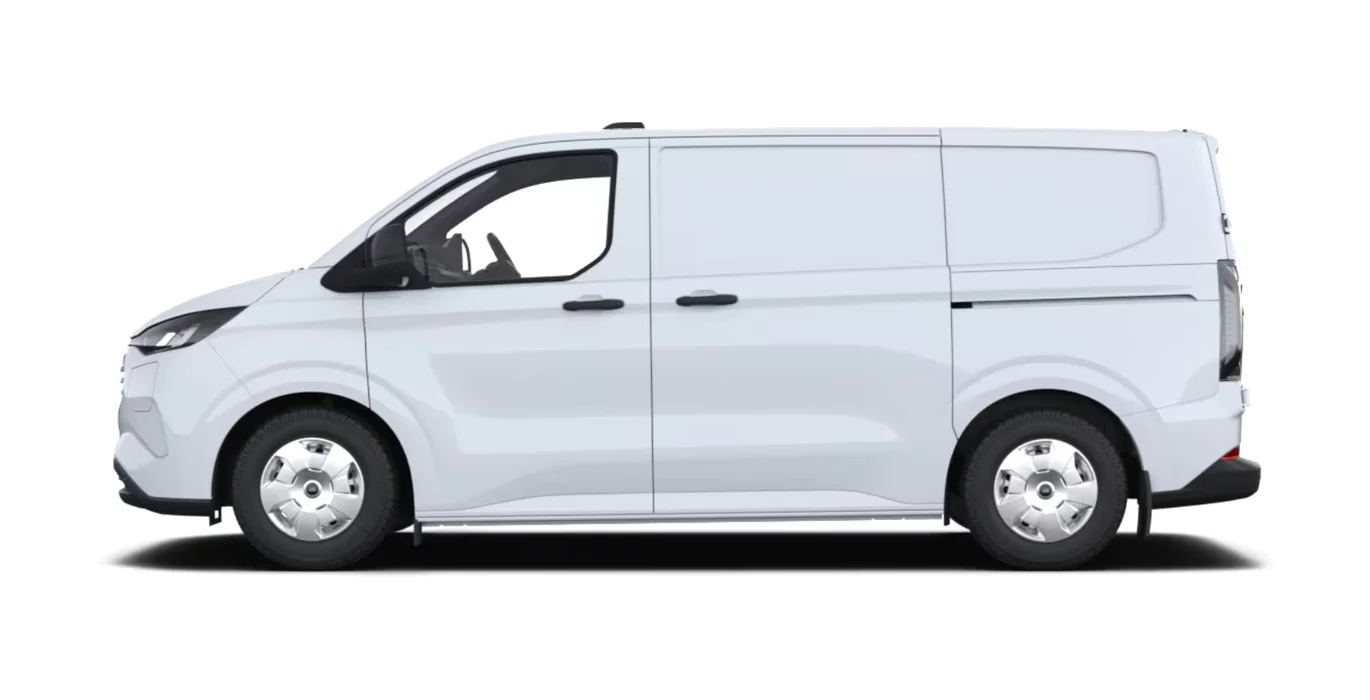 Ford Transit Custom Van 2.5 Duratec PHEV 171kW 320 L1 Trend lateral blanco | Total Renting