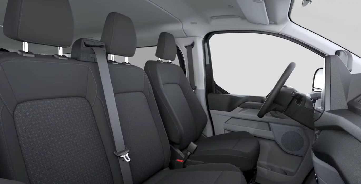 FORD TRANSIT Kombi 2.5 Duratec PHEV 171 340 L1 Trend 6 Ford Transit Kombi 2.5 Duratec PHEV 171 340 L1 Trend interior trasera | Total Renting