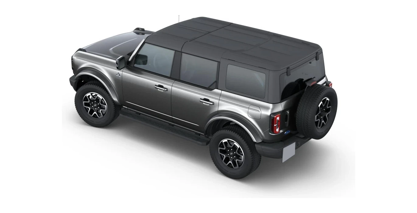 Ford Bronco Outer Banks 2.7 Ecoboost 335CV Automático 4x4 2 Ford Bronco Outer Banks 2.7 EcoBoost 335cv Automatico 4x4 trasera gris carbonized | Total Renting