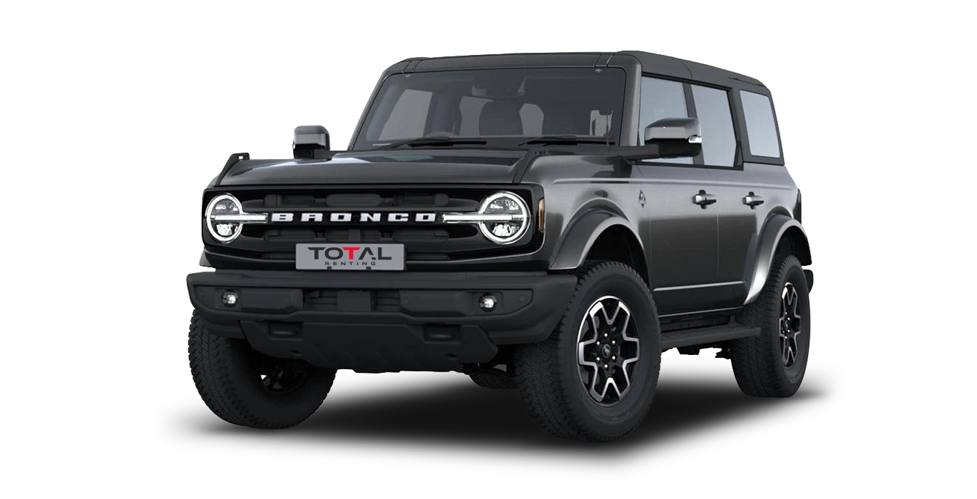 Ford Bronco Outer Banks 2.7 Ecoboost 335CV Automático 4x4 1 Ford Bronco Outer Banks 2.7 Ecoboost 335CV Automatico 4x4 sin fondo principal | Total Renting
