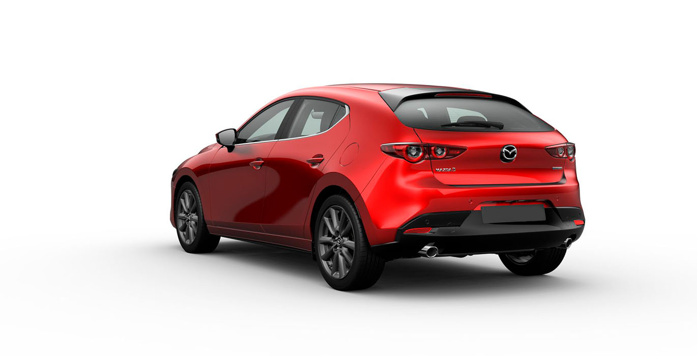 Mazda 3 2.5 e-Skyactive G 140cv Centre Line 3 Mazda 3 E Sky G MHEV Centre Line trasera | Total Renting