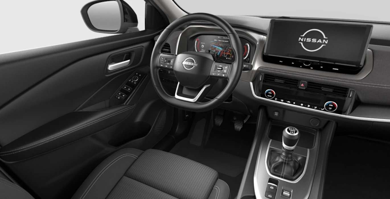 Nissan Qashqai DIG T 158CV MHEV 4x2 Acenta WHT interior delantera | Total Renting